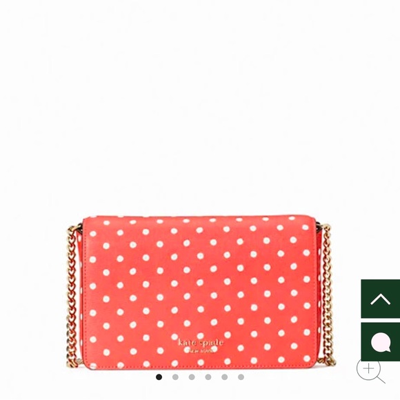 NWT Kate Spade Spencer’s dots chain wallet - Picture 3 of 13